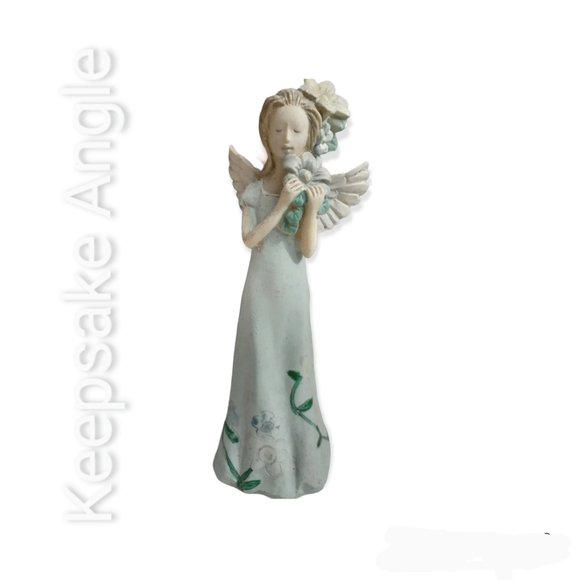 Vintage Angel 7 1/2" Statue keepsake Garden home Decor - Picture 1 of 7